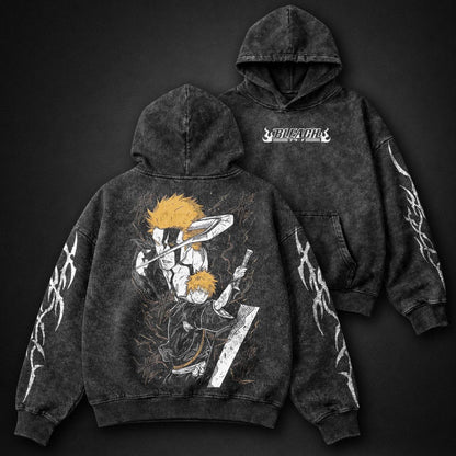 Bleach Vintage Washed Hoodie