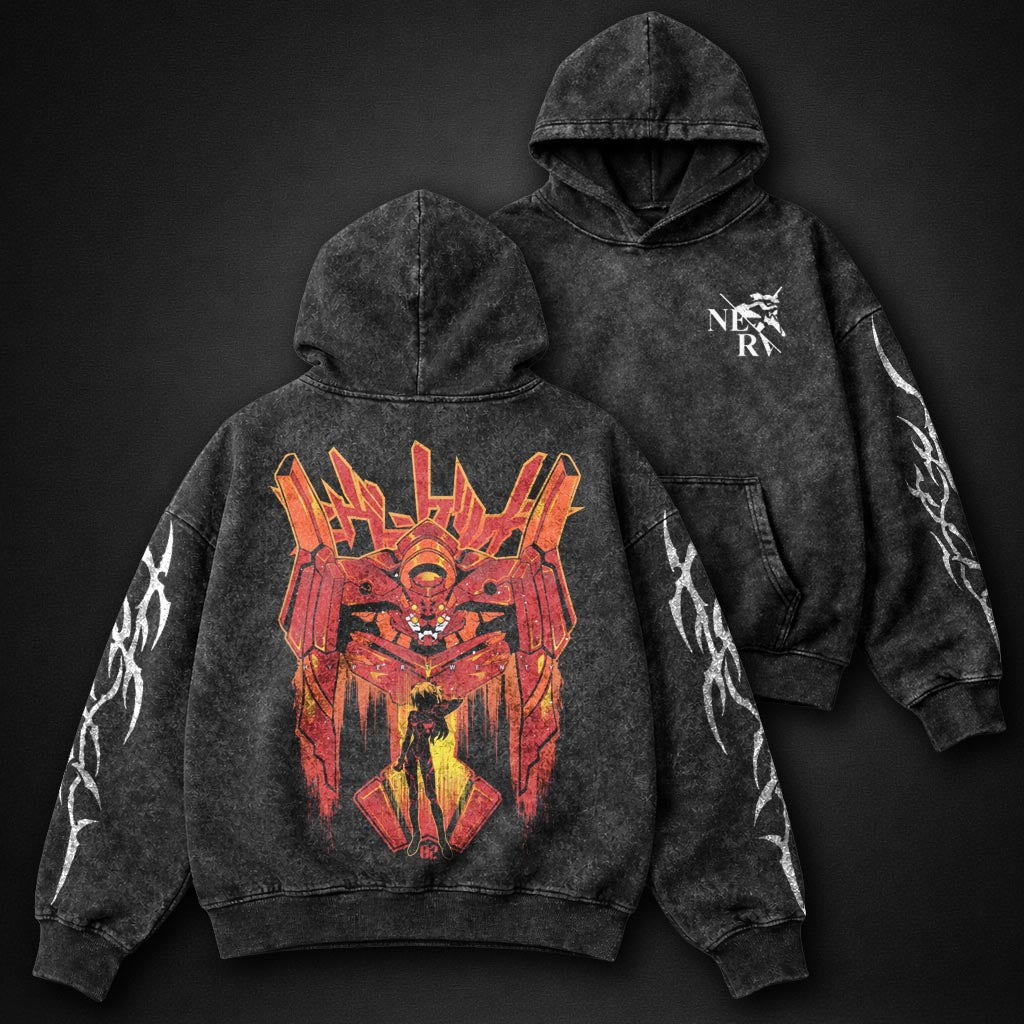 Neon Genesis Evangelion Premium Washed Hoodie