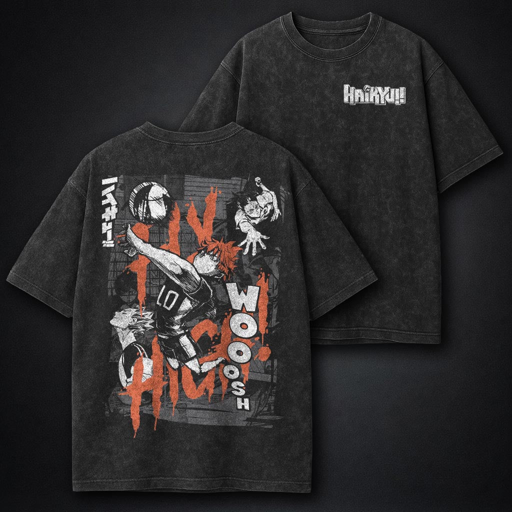 Haikyuu Graphic Washed T-Shirt