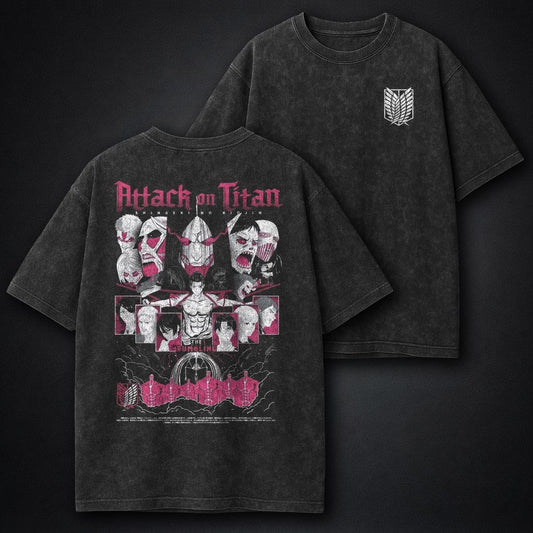 Attack on Titan Urban Washed T-Shirt