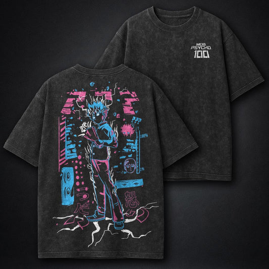 Mob Psycho 100 Relaxed Washed T-Shirt