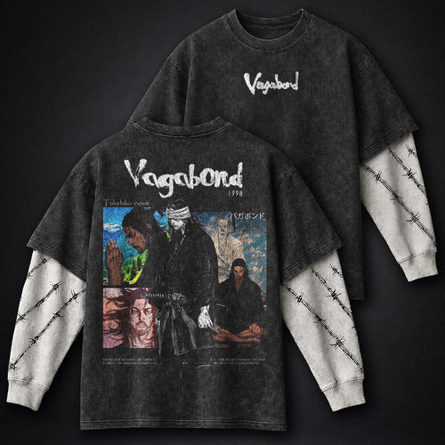 Vagabond Classic Washed Double Sleeves T-Shirt