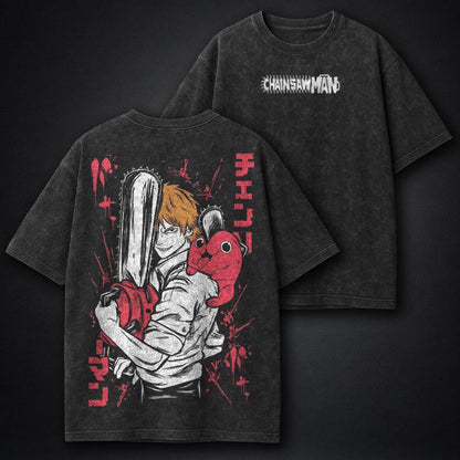 Chainsaw Man Premium Washed T-Shirt