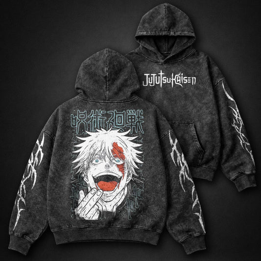 Jujutsu Kaisen Streetwear Washed Hoodie