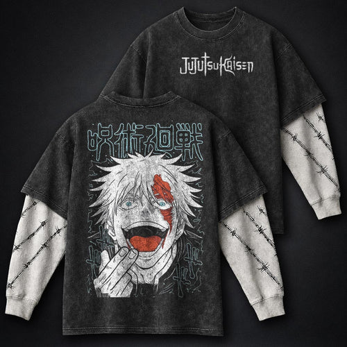 Jujutsu Kaisen Everyday Washed Double Sleeves T-Shirt