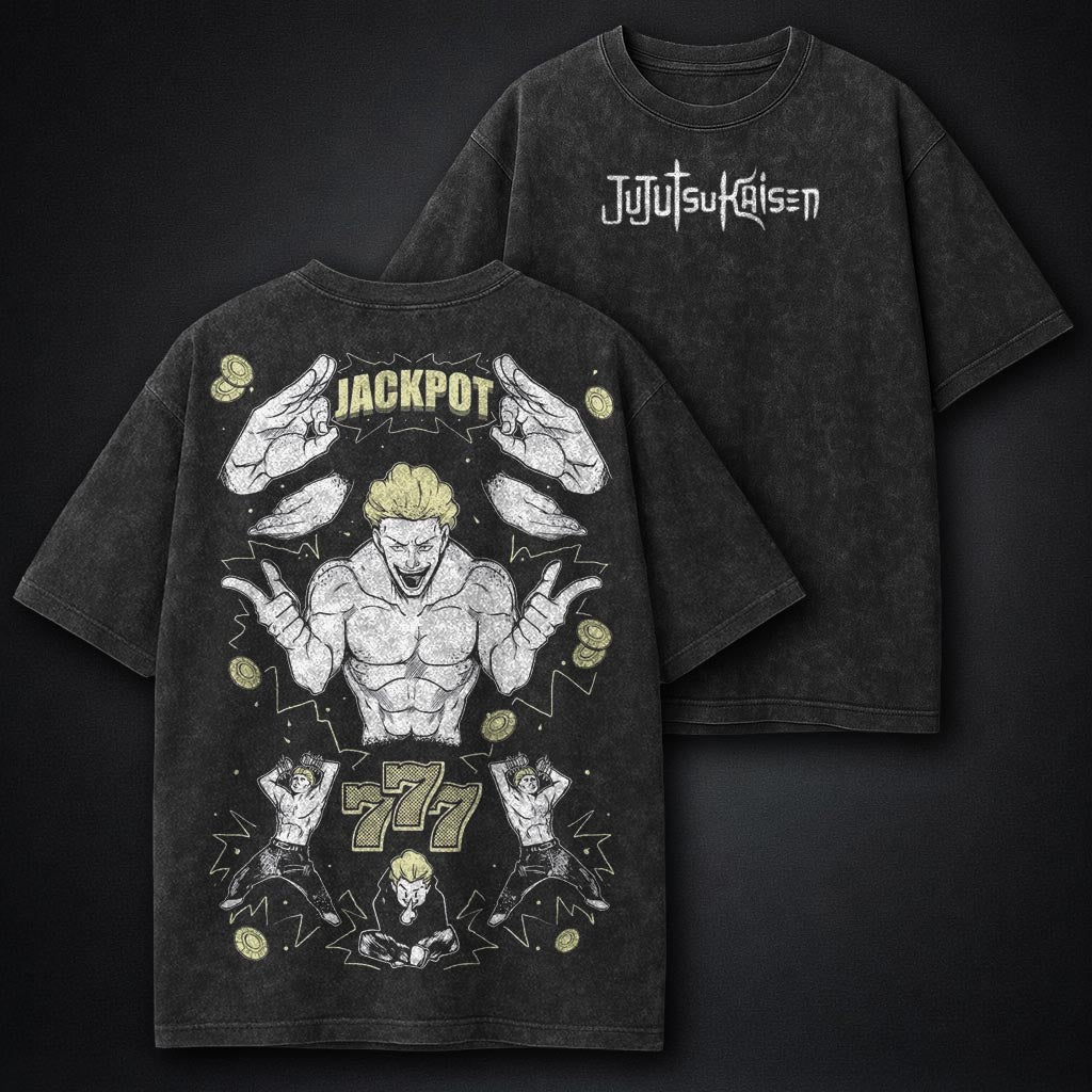 Jujutsu Kaisen Faded Washed T-Shirt