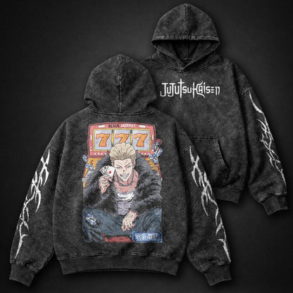 Jujutsu Kaisen Casual Washed Hoodie