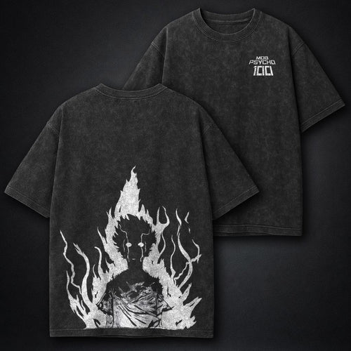 Mob Psycho 100 Heavyweight Washed T-Shirt