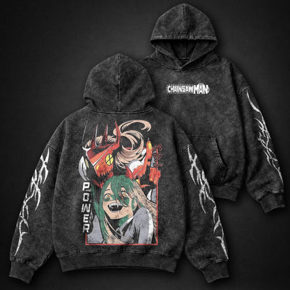 Chainsaw Man Classic Washed Hoodie