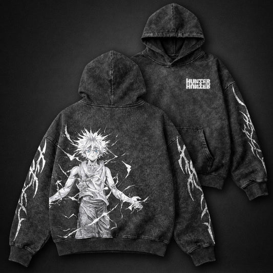 Hunter x Hunter Oversized Washed Hoodie
