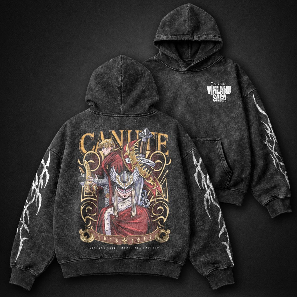 Vinland Saga Graphic Washed Hoodie