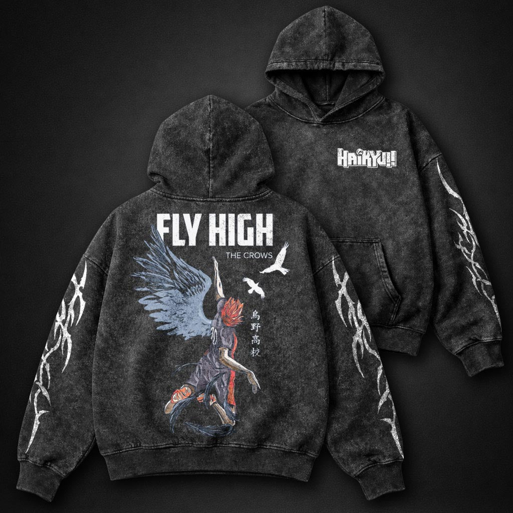 Haikyuu Classic Washed Hoodie