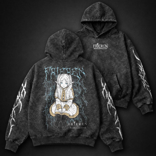 Frieren Washed Washed Hoodie
