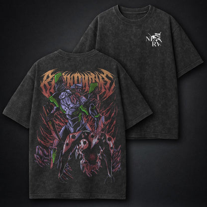 Neon Genesis Evangelion Lightweight Washed T-Shirt