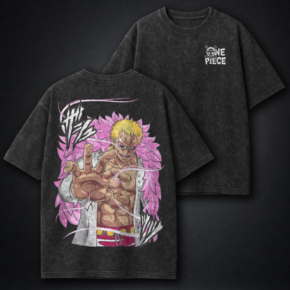 One Piece Statement Washed T-Shirt