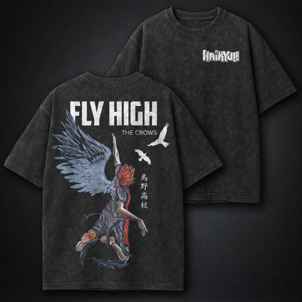 Haikyuu Washed Washed T-Shirt