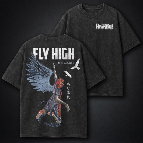 Haikyuu Washed Washed T-Shirt