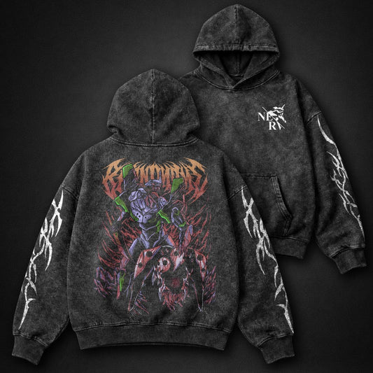 Neon Genesis Evangelion Clean Washed Hoodie