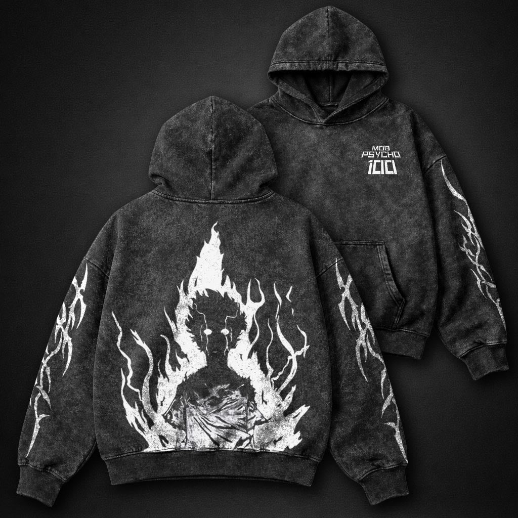 Mob Psycho 100 Classic Washed Hoodie