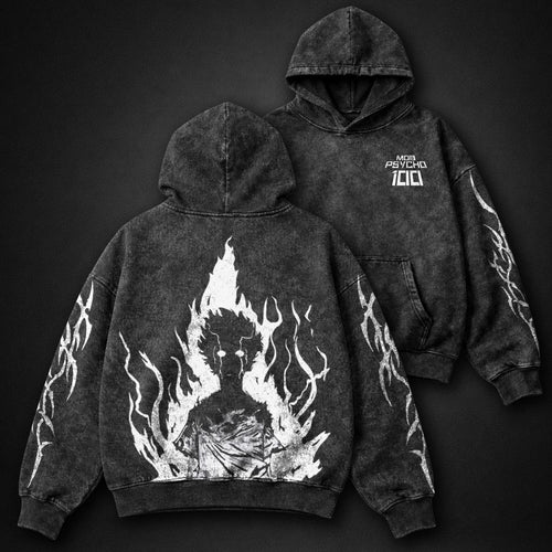 Mob Psycho 100 Classic Washed Hoodie
