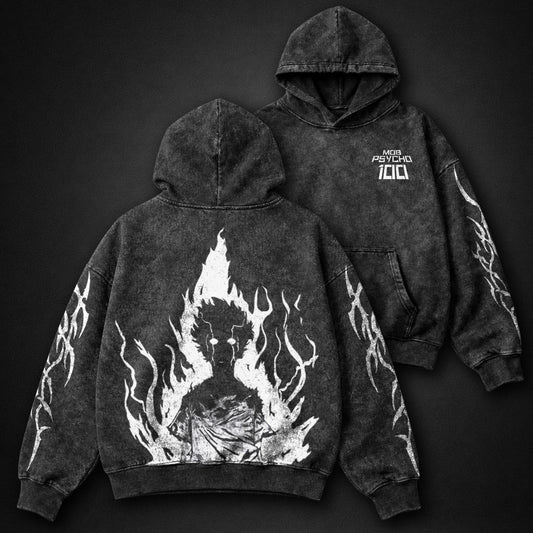 Mob Psycho 100 Classic Washed Hoodie