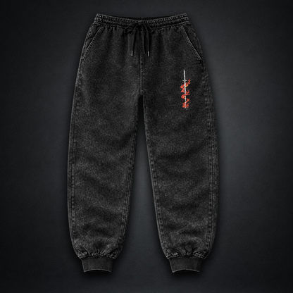Demon Slayer Tanjiro Washed Joggers