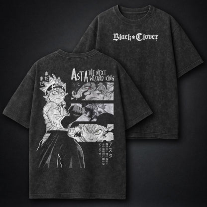 Black Clover Clean Washed T-Shirt