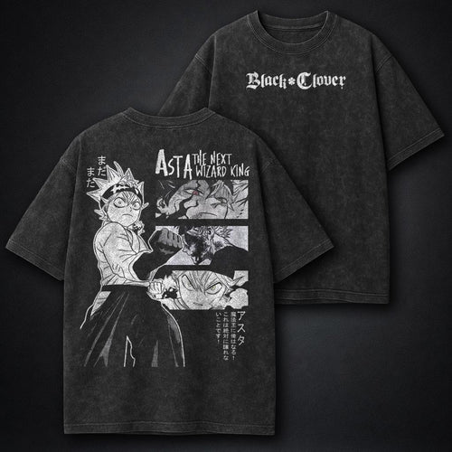 Black Clover Clean Washed T-Shirt