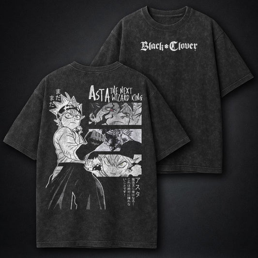 Black Clover Clean Washed T-Shirt