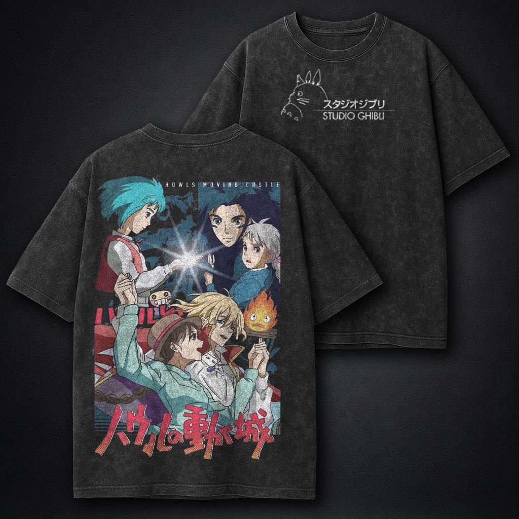 Ghibli Essential Washed T-Shirt