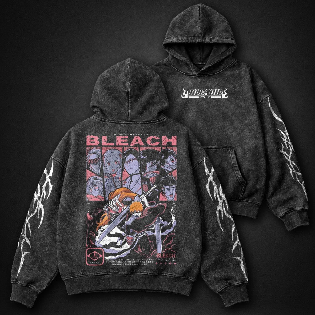 Bleach Washed Washed Hoodie