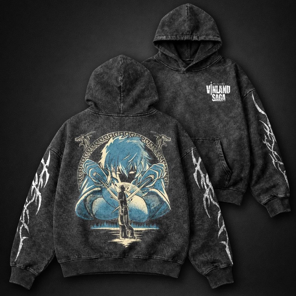 Vinland Saga Vintage Washed Hoodie
