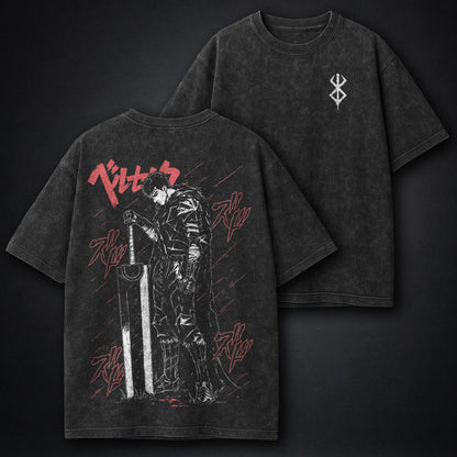 Berserk French-terry Washed T-Shirt