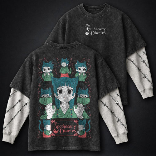 Apothecary Diaries Premium Washed Double Sleeves T-Shirt