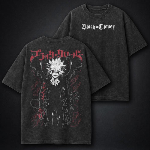 Black Clover Premium Washed T-Shirt