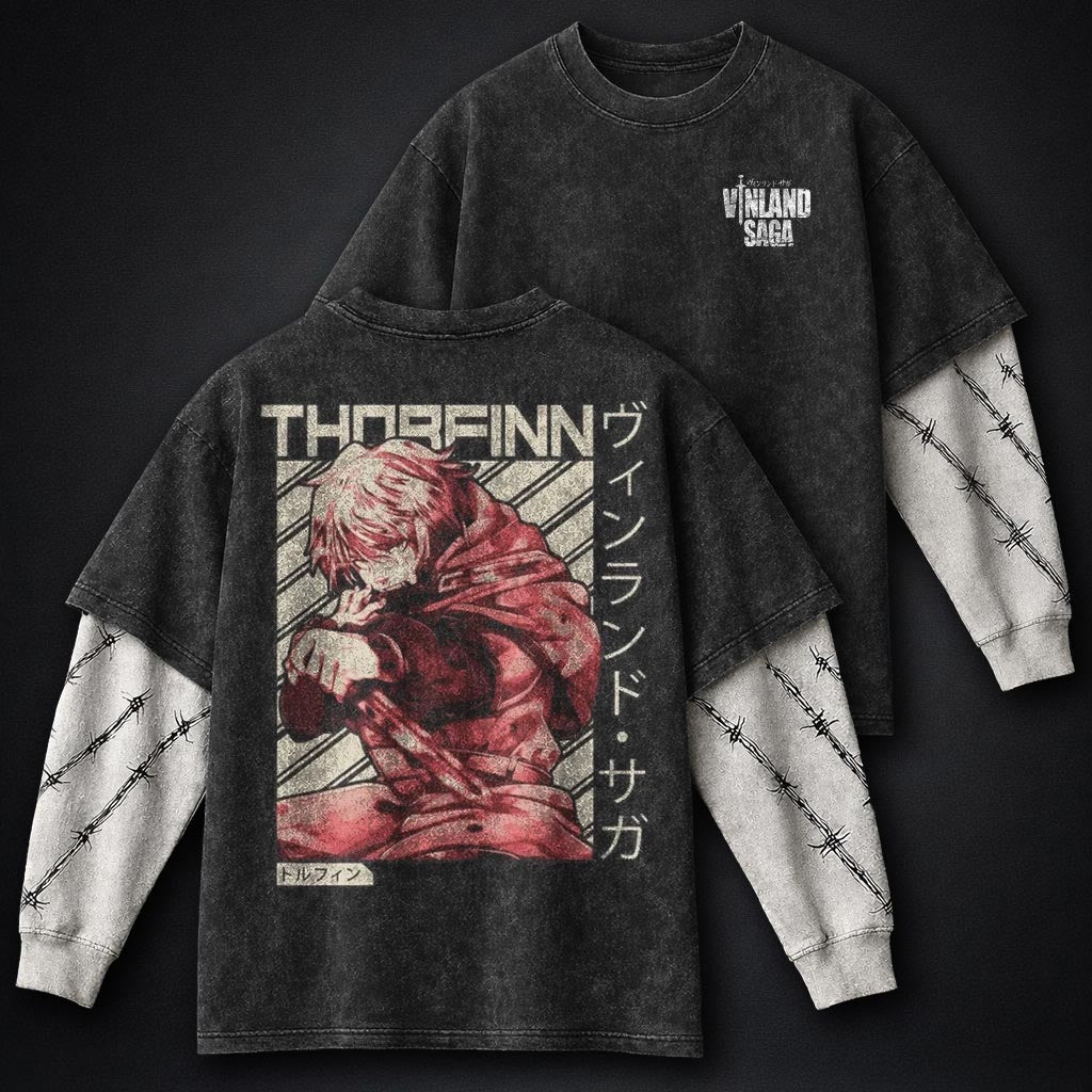 Vinland Saga Lightweight Washed Double Sleeves T-Shirt