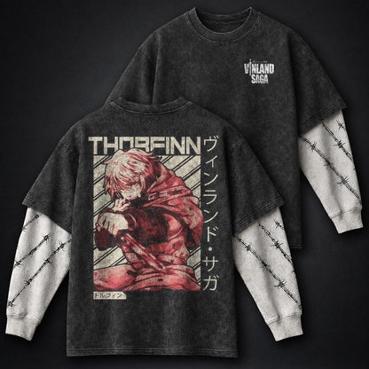 Vinland Saga Lightweight Washed Double Sleeves T-Shirt