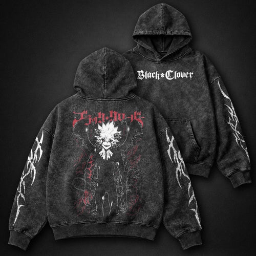 Black Clover Relaxed Washed Hoodie