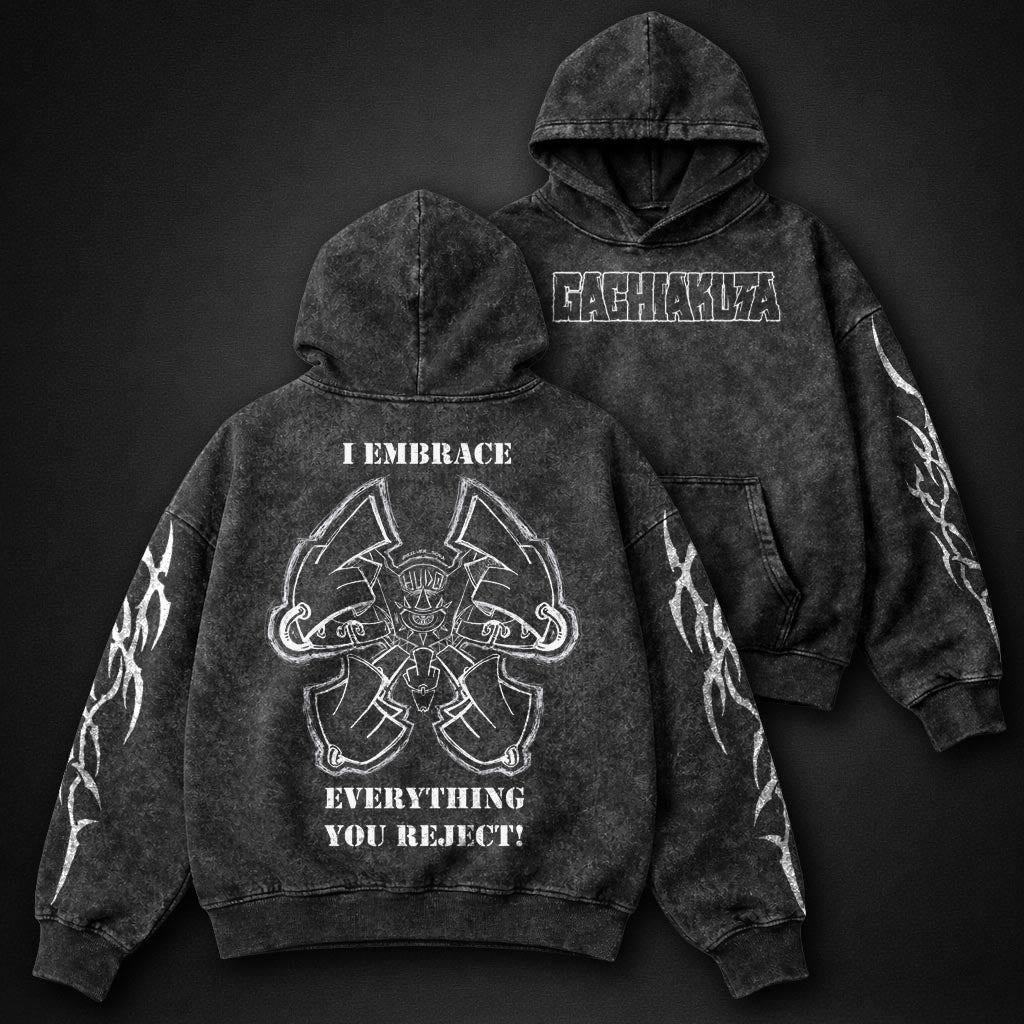 Gachiakuta Oversized Washed Hoodie