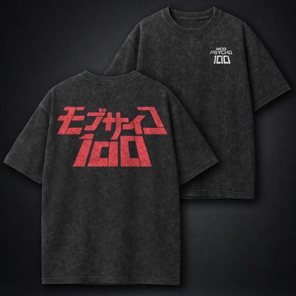 Mob Psycho 100 Graphic Washed T-Shirt