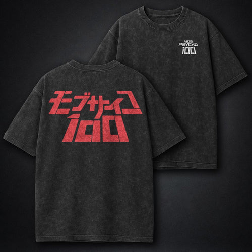 Mob Psycho 100 Graphic Washed T-Shirt