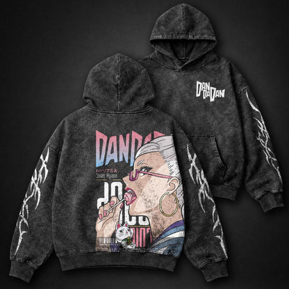 Dandadan Signature Washed Hoodie