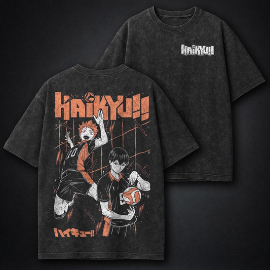 Haikyuu Streetwear Washed T-Shirt