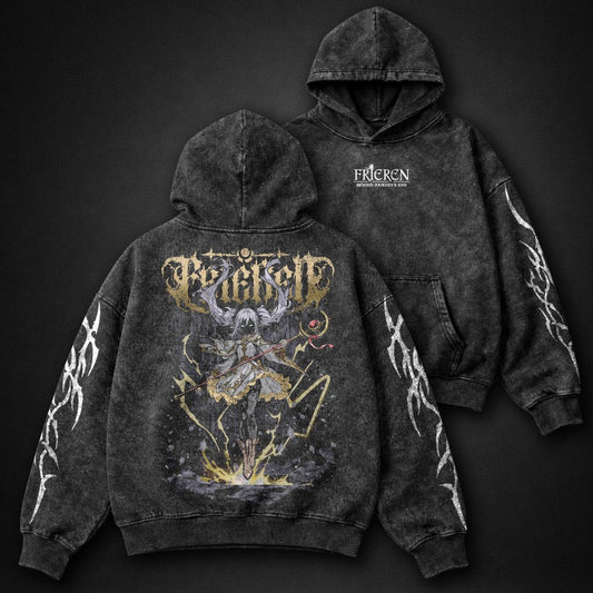 Frieren Relaxed Washed Hoodie