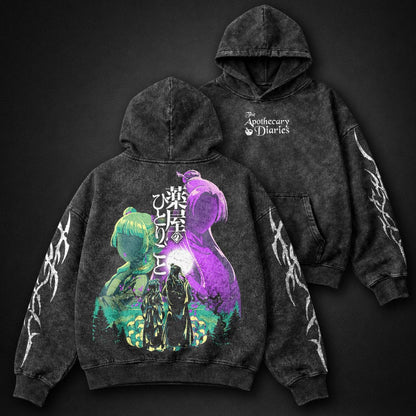 Apothecary Diaries Graphic Washed Hoodie