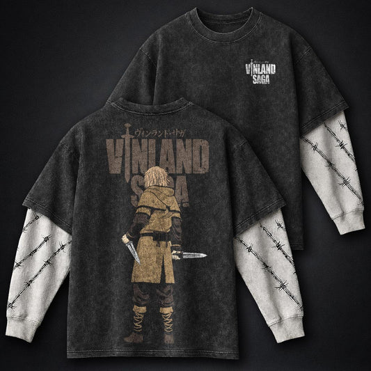 Vinland Saga Classic Washed Double Sleeves T-Shirt