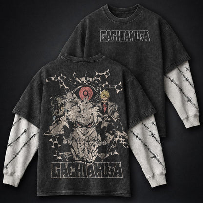 Gachiakuta Everyday Washed Double Sleeves T-Shirt