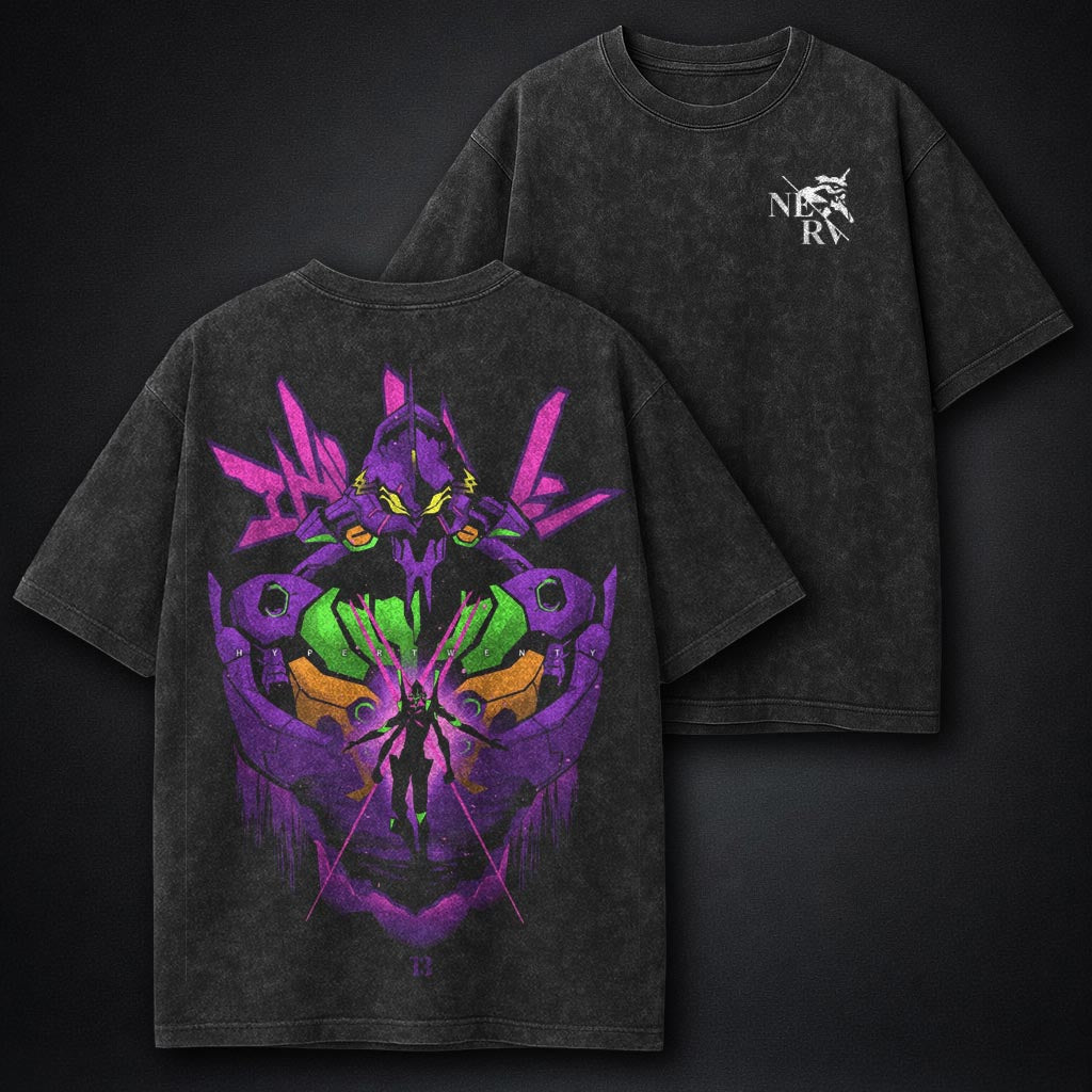 Neon Genesis Evangelion Vintage Washed T-Shirt