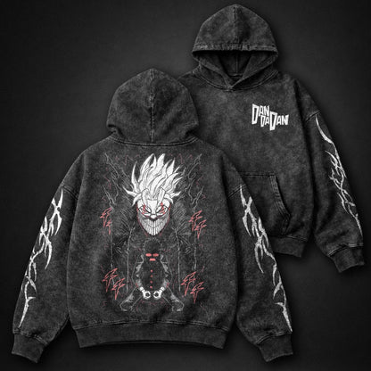 Dandadan Minimal Washed Hoodie
