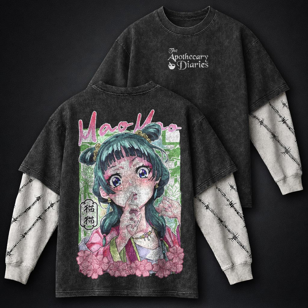 Apothecary Diaries Heavyweight Washed Double Sleeves T-Shirt
